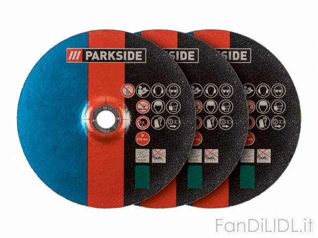Set mole da taglio/abrasione o mola diamantata Parkside, prezzo 6.99 € 
- Set ...
