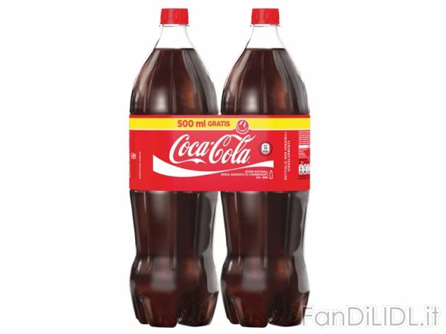 Coca Cola , prezzo 2,39 &#8364; per 2 x 2 l, € 0,60/l EUR.