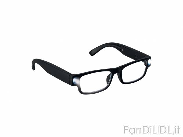 Occhiali da lettura con LED Auriol, prezzo 3.99 &#8364; 
- Custodia, cordicella ...