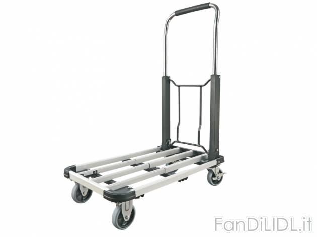 Carrello pieghevole in alluminio Powerfix, prezzo 39,99 &#8364; per Alla confezione ...