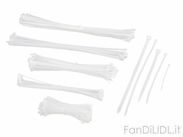 Set fascette fermacavo, 250 pezzi Powerfix, prezzo 2,99 &#8364; per Al set 
- ...