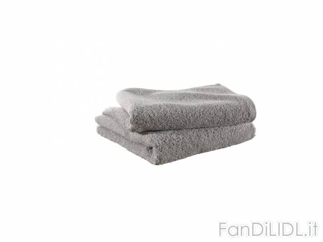 Asciugamano, 50 x 100 cm, 2 pezzi Miomare, prezzo 5,99 &#8364; per Alla confezione