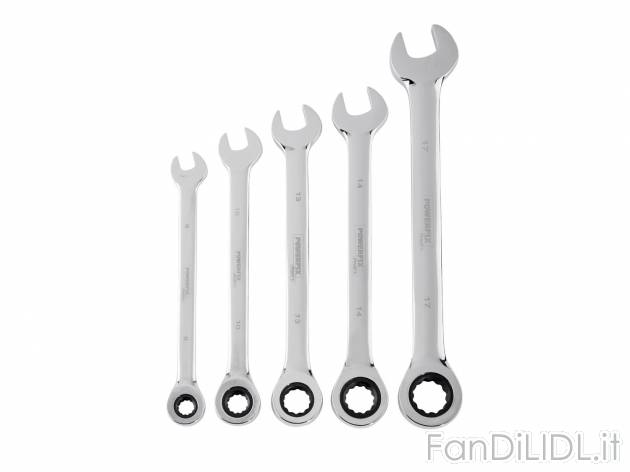 Set chiavi a cricchetto , prezzo 9.99 &#8364; 
- In acciaio cromato
- Cricchetto ...