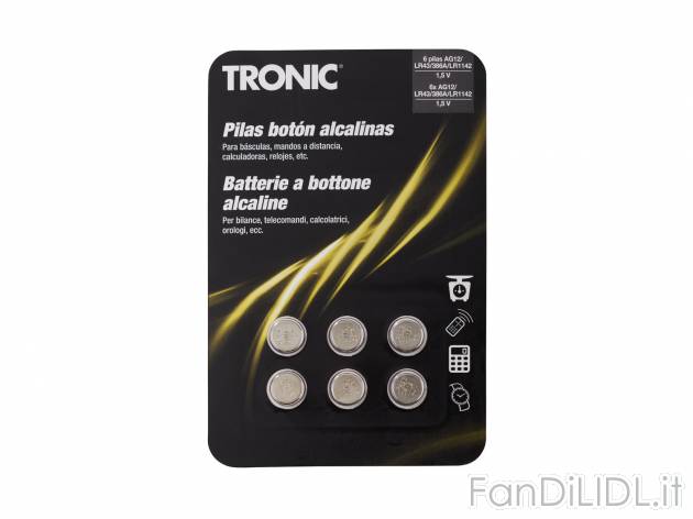 Batterie a bottone , prezzo 1.99 &#8364; 
A scelta fra:
- al litio (3 V) CR2032, ...