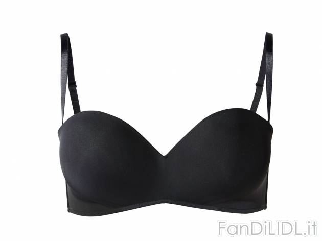 Reggiseno a fascia  con spalline , prezzo 6.99 &#8364;  
-  Bordo in silicone
