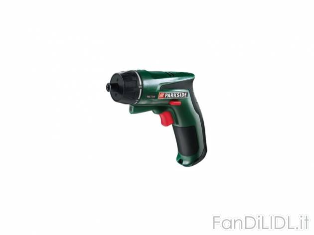 Avvitatore ricaricabile Parkside, prezzo 24,99 &#8364; per Alla confezione 
- ...