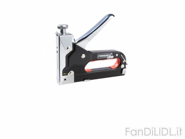 Set pistola sparapunti Powerfix, prezzo 7,99 &#8364; per Al set 
- Con regolazione ...