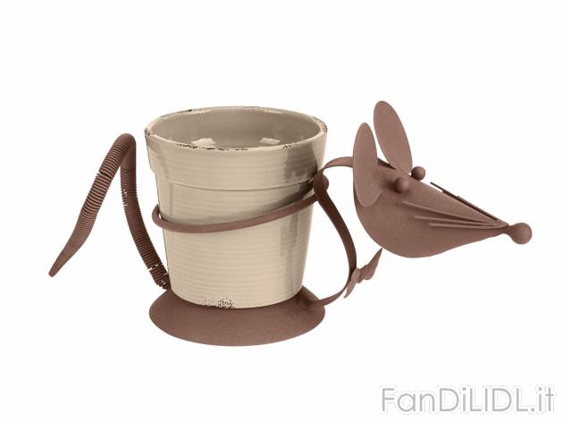 Vaso decorativo per piante , prezzo 8.99 &#8364; 
- Rana: 16x16x29 cm
- Topo: ...