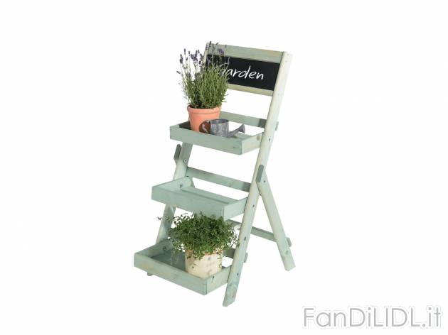 Scaffale in legno per fiori e piante , prezzo 19.99 &#8364; 
- Per ambienti ...