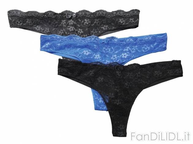 Perizoma da donna, 3 pezzi Jolinesse, prezzo 4,99 &#8364; per Alla confezione ...