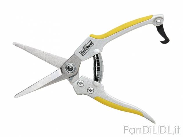 Forbice da giardino Florabest, prezzo 2,99 &#8364; per Alla confezione 
- Con ...