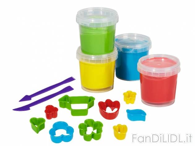 Set pasta da modellare o set per dipingere con le dita , prezzo 4,99 &#8364; ...
