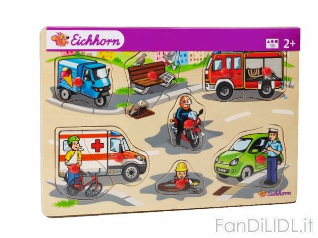 Puzzle ad incastro in legno , prezzo 3,99 &#8364; per Alla confezione 
- A ...
