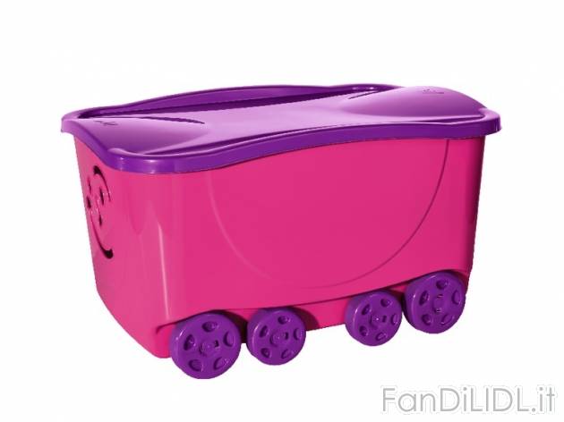 Box con coperchio e ruote 47,5 l Ordex, prezzo 11,99 &#8364; per Alla confezione ...
