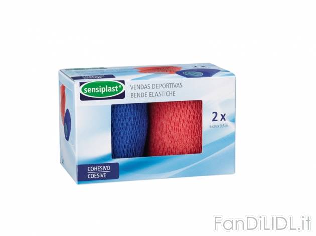 Bende elastiche Sensiplast, prezzo 1,99 &#8364; per Alla confezione 
- A scelta ...