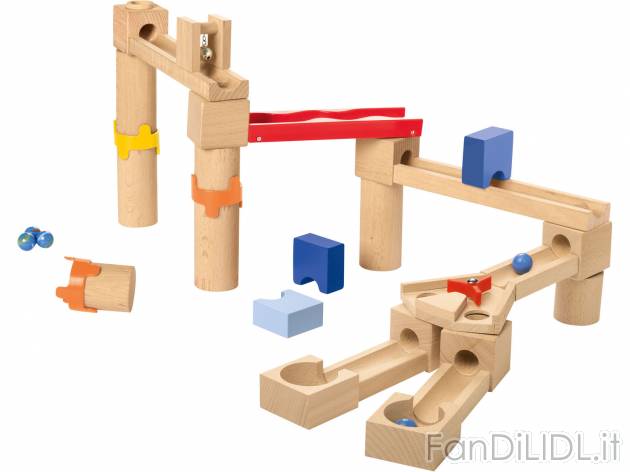 Pista per biglie, 29 o 35 pezzi , prezzo 14.99 &#8364; 
- Incrementa la coordinazione ...