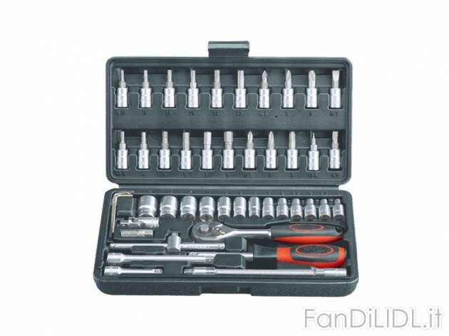 Set chiavi a cricco Powerfix, prezzo 14,99 &#8364; per Al set 
- In acciaio ...