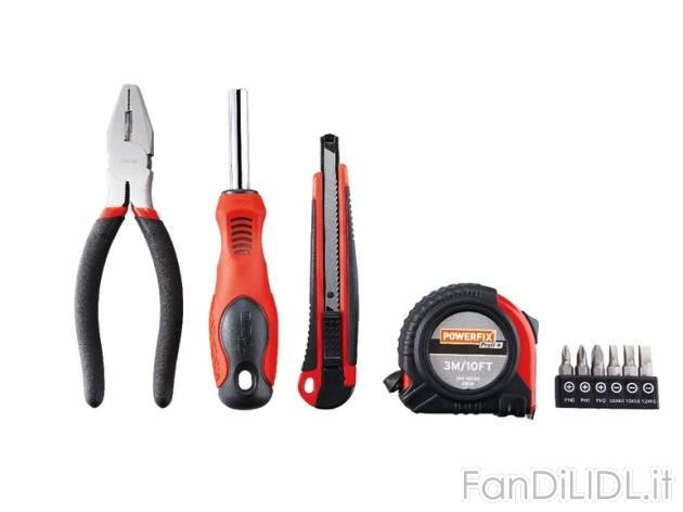 Box con utensili Powerfix, prezzo 6,99 &#8364; per Alla confezione 
- Contenuto: ...