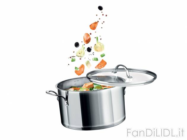 Pentola in acciaio , prezzo 19.99 &#8364; 
- 5,5 L
- Fondo multistrato incapsulato
- ...