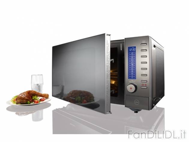 Forno a microonde in acciaio Silvercrest Kitchen Tools, prezzo 99,99 &#8364; ...