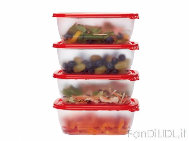 Set contenitori salvafreschezza Ernesto, prezzo 2,99 &#8364; per Al set 
A scelta ...