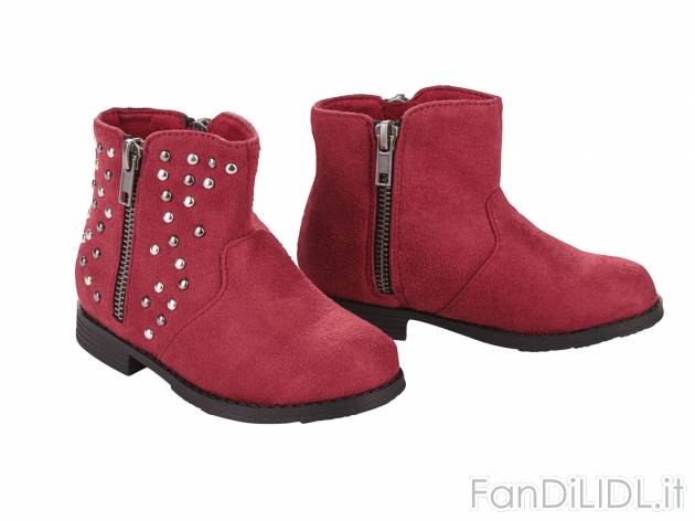 Stivaletti da bambina , prezzo 12.99 &#8364; 
- Con cerniera per infilarli ...
