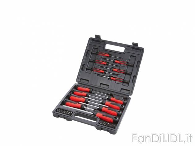 Set cacciaviti Powerfix, prezzo 8,99 &#8364; per Al set 
- In acciaio al cromo ...