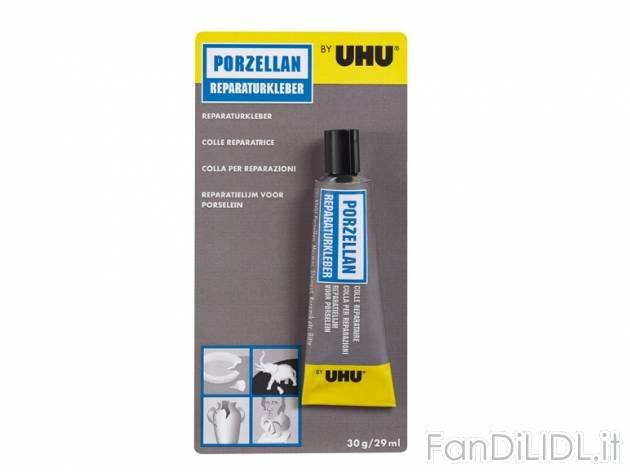 Colla per riparazioni , prezzo 1,99 &#8364; per Alla confezione 
- A scelta ...
