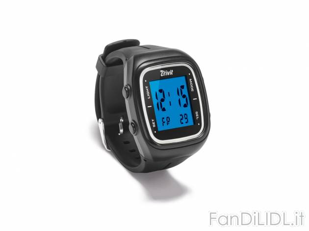 Orologio da polso con cardiofrequenzimetro e contapassi , prezzo 19.99 &#8364; ...
