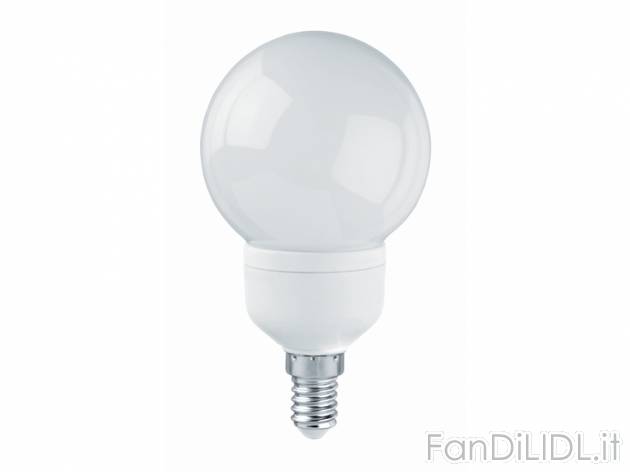 Lampadina mini spirale/ goccia a risparmio energetico Livarno Lux, prezzo 2,99 &#8364; ...