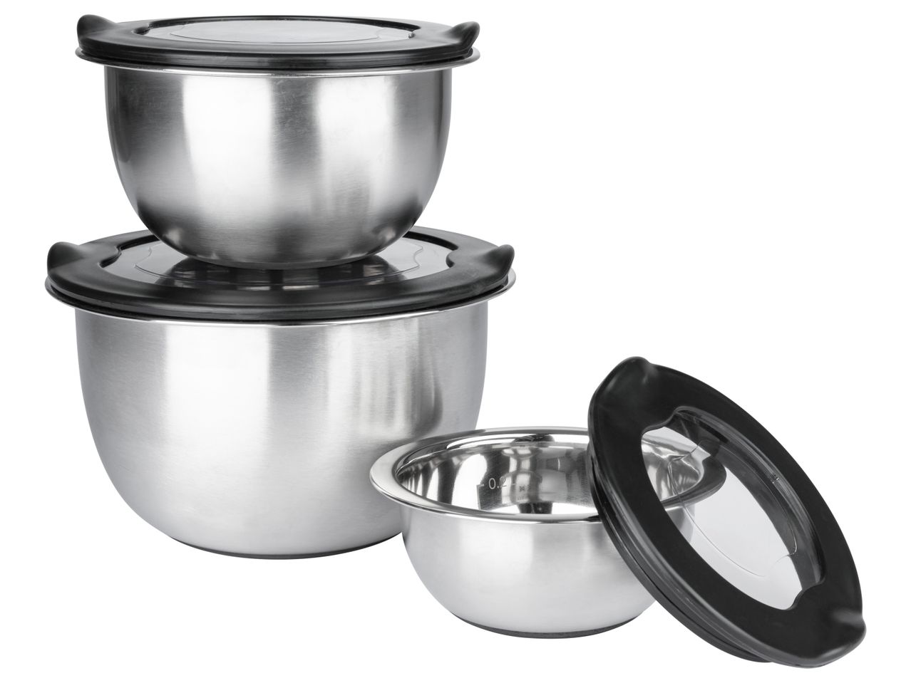 Set ciotole , prezzo 12.99 EUR
Set ciotole 3 o 5 pezzi
A scelta fra
- 3 pezzi, ...