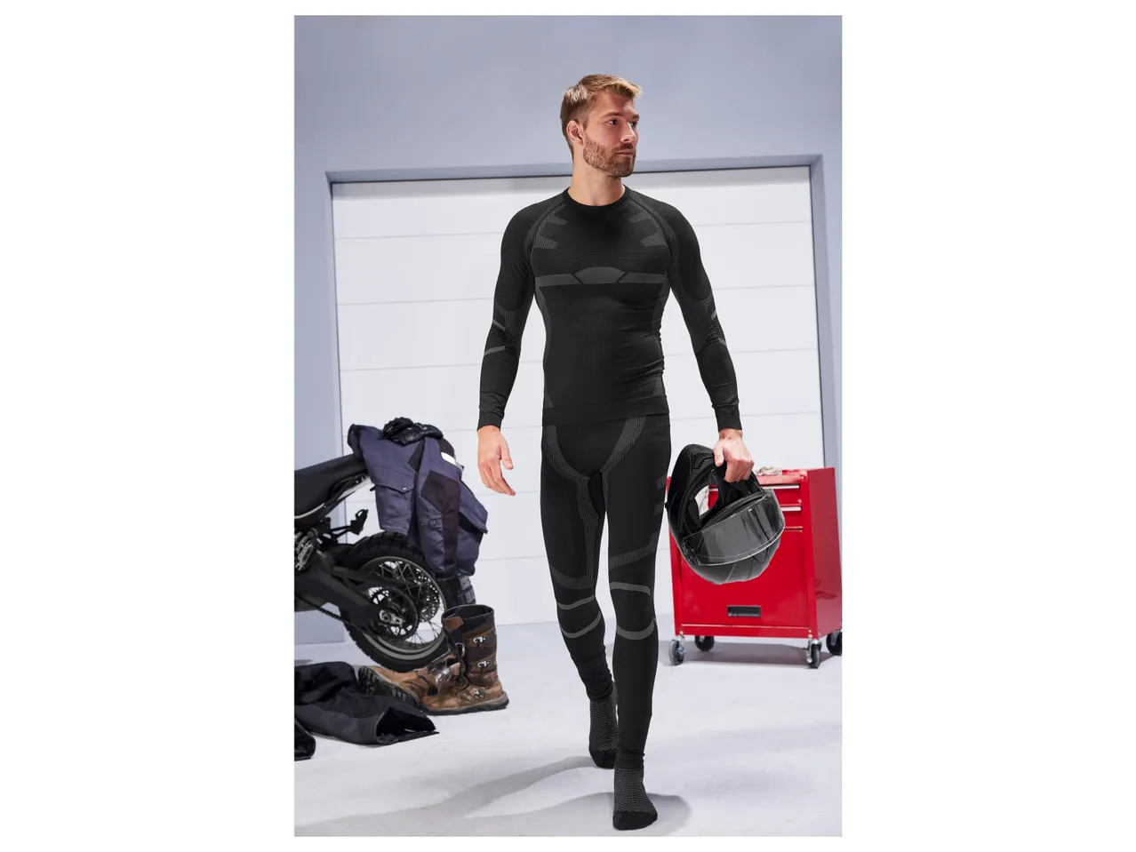 Calzamaglia tecnica da motociclista , prezzo 9.99 EUR 
Calzamaglia tecnica da motociclista ...