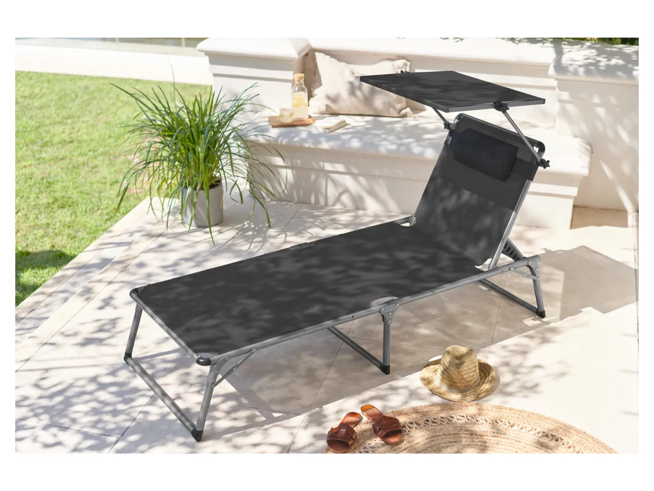 Lettino sdraio da giardino , prezzo 99 EUR 
Lettino sdraio da giardino 
- Pieghevole ...