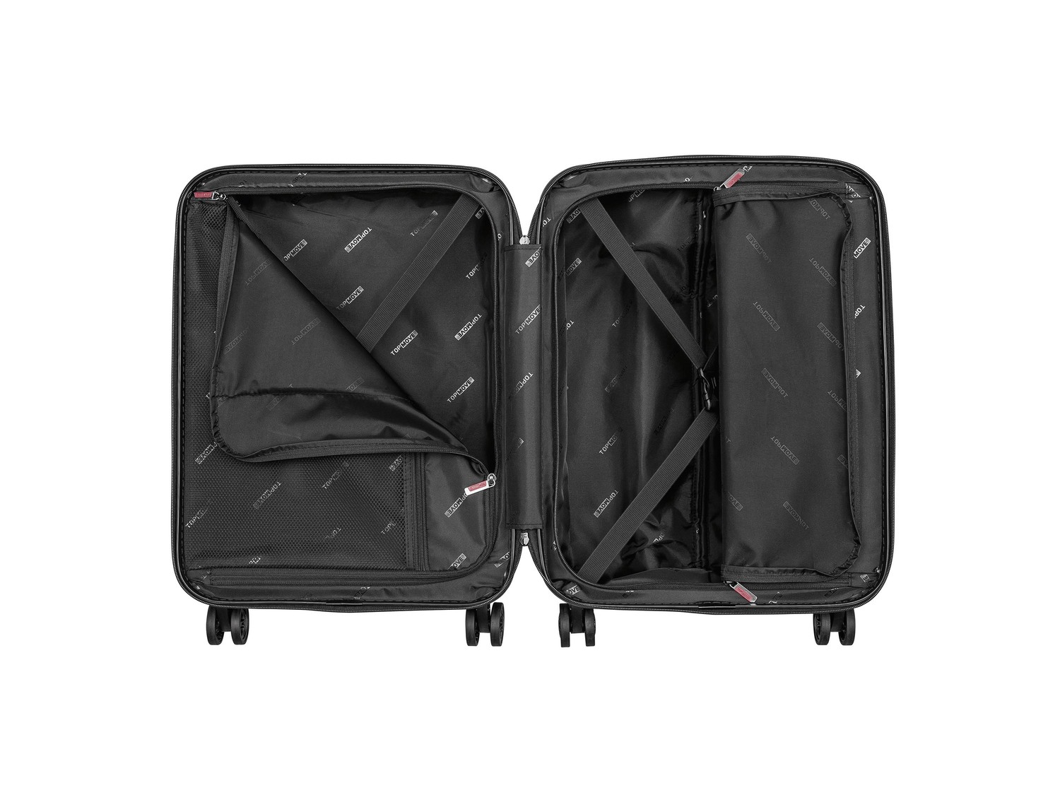 Trolley da viaggio in policarbonato 34,5L, nero Topmove, prezzo 39.99 € ...