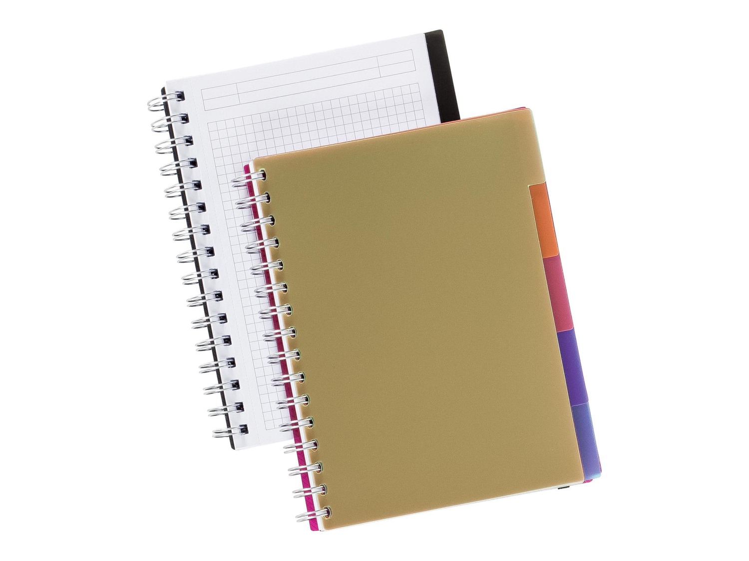 Blocco a spirale con divisori , prezzo 3.49 €
- A4, 1 pezzo o A5, 2 pezzi
- ...
