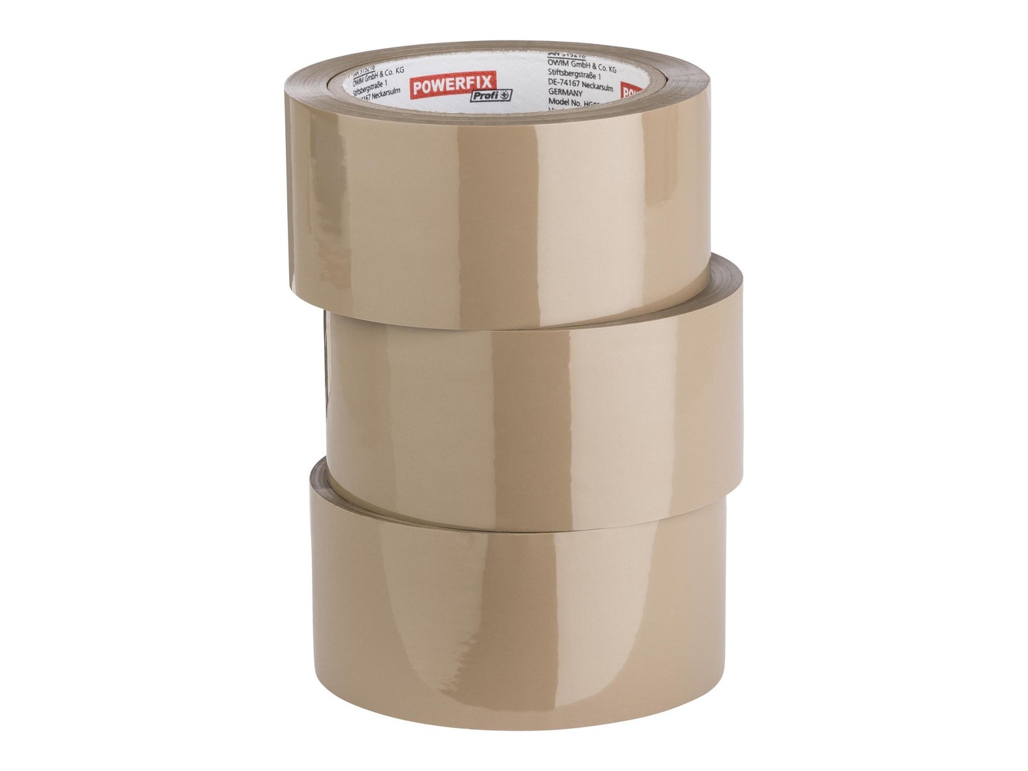 Nastro da pacchi, 3 pezzi Powerfix, prezzo 2.99 €
- 66 m x 50 mm
