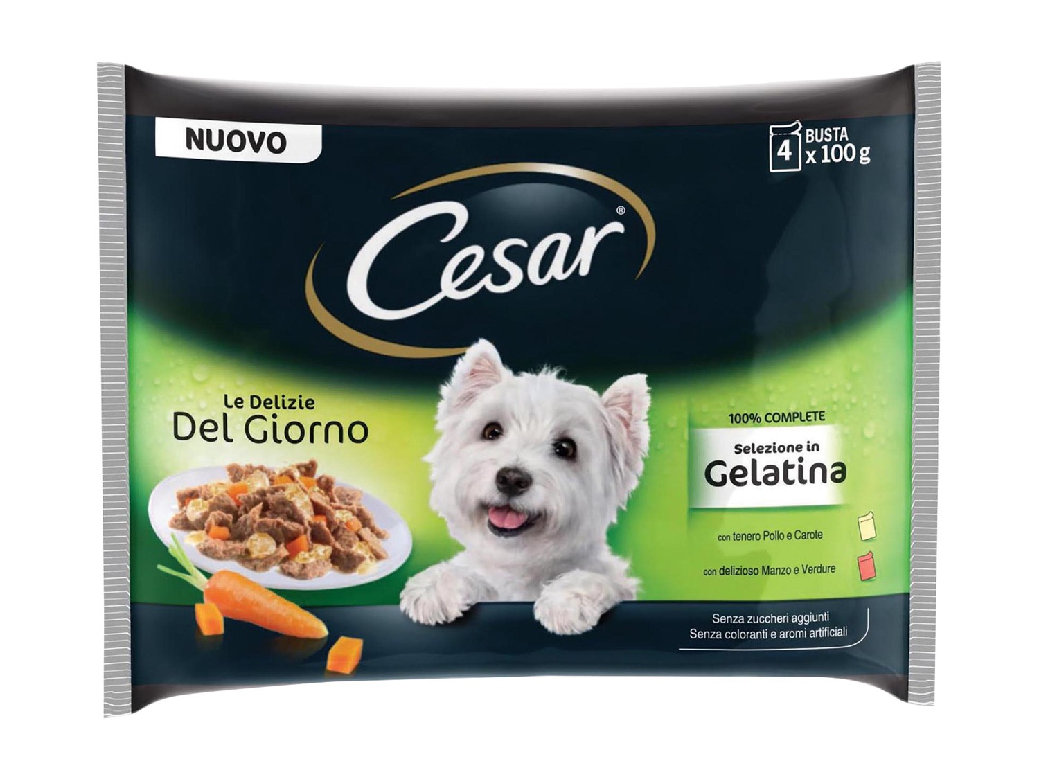 Корм для собак нова. Cesar корм для собак. Паучи Cesar для собак. Желе для собак Cesar.