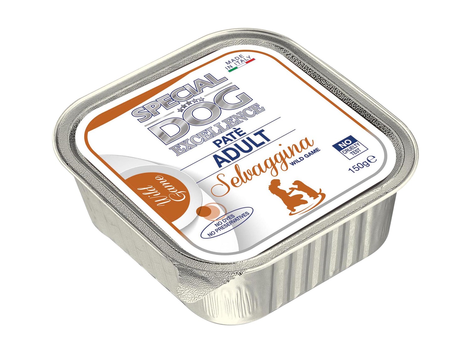 Patè Special Dog Excellence, prezzo 0.59 €
- Con selvaggina o con tonno