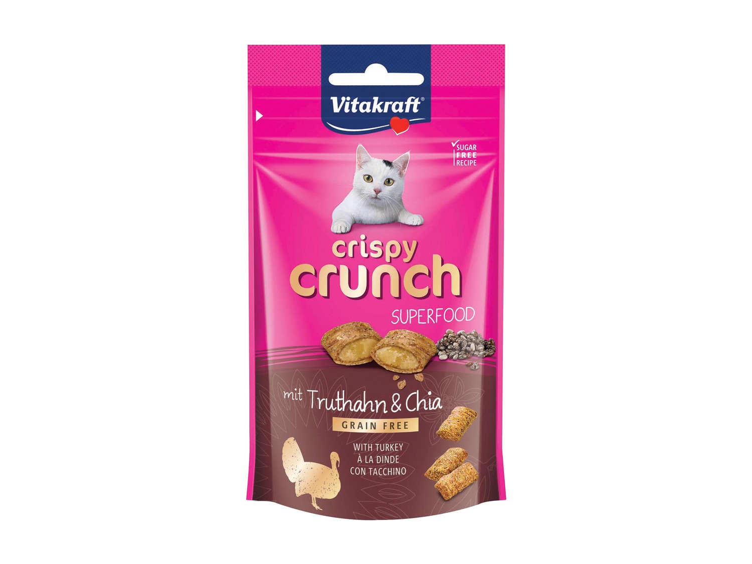 Crispy Crunch Superfood Vitakraft, prezzo 0.99 €
- Snack con anatra e ...