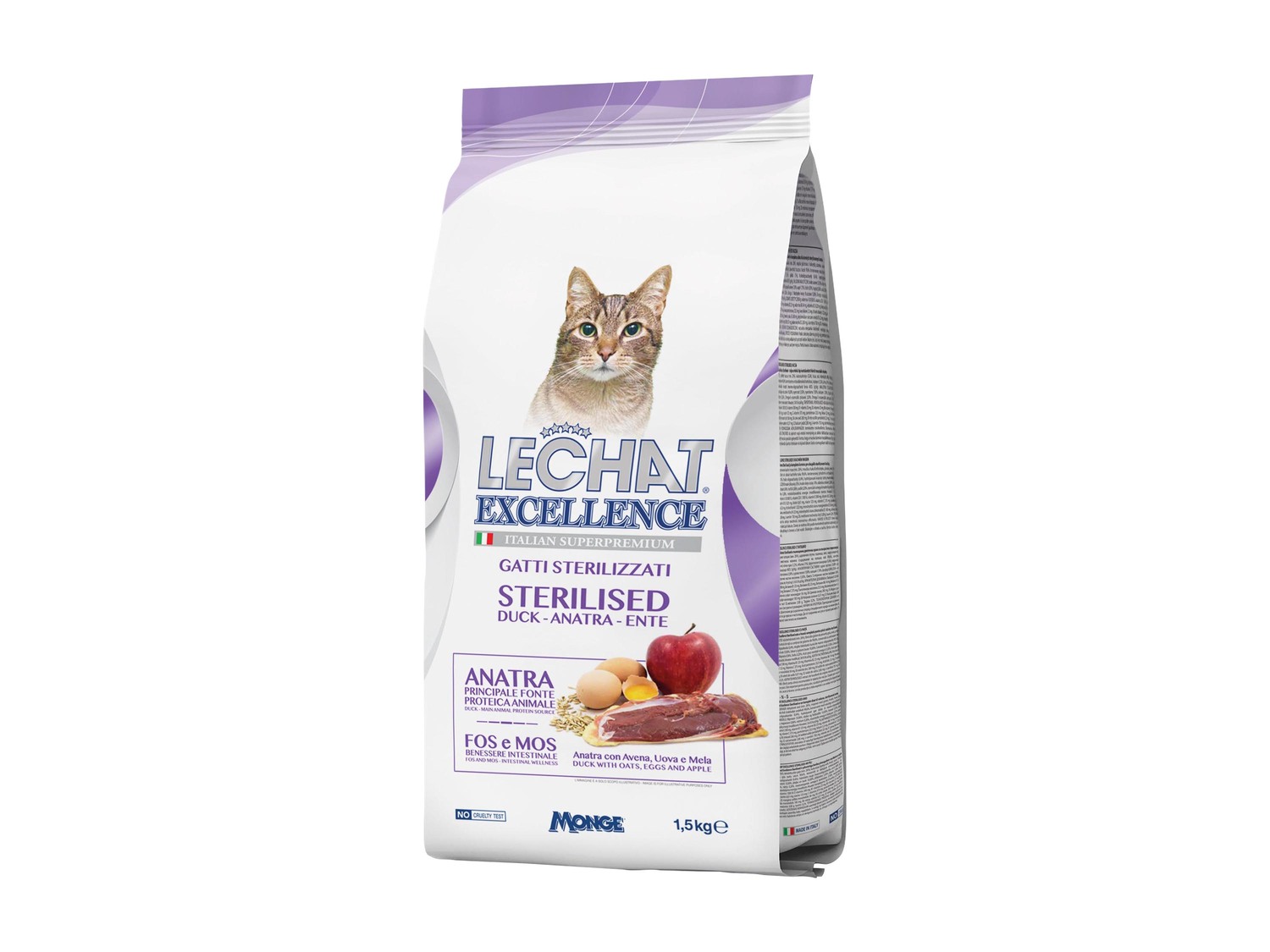 Croccantini per gatti sterilizzati LeChat Natural, prezzo 4.79 €