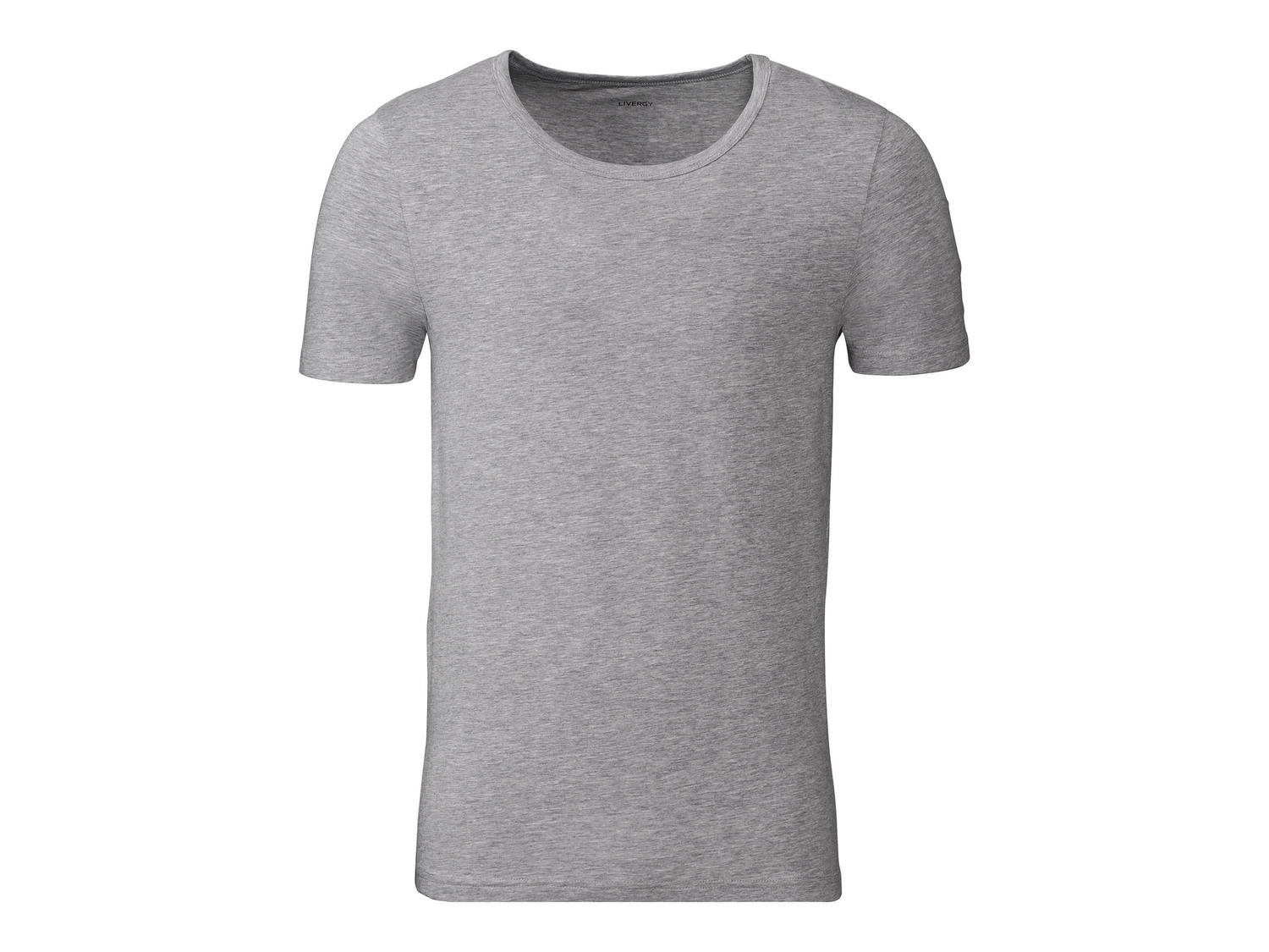 T-shirt intima da uomo Livergy, prezzo 4.99 €
- Scollo rotondo o a V
- GOTS