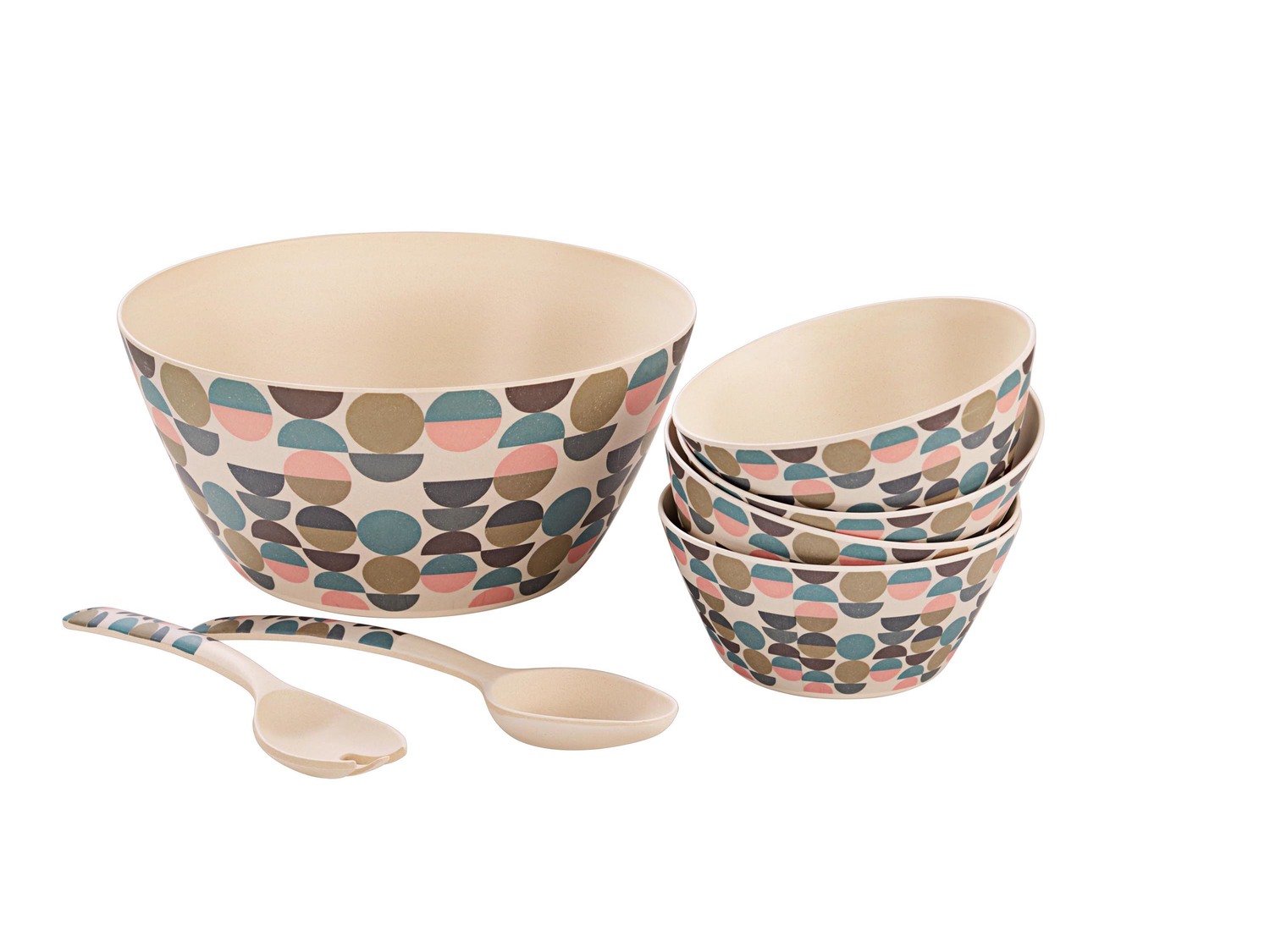 Set insalatiera, 7 pezzi o set contenitori, 4 pezzi Ernesto, prezzo 11.99 € ...