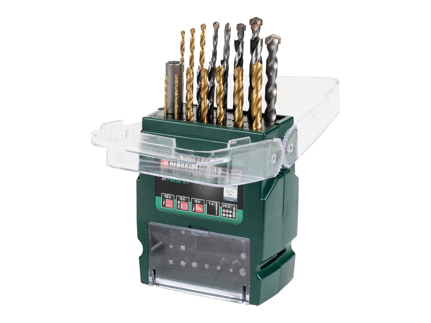 Set punte e bit per trapano avvitatore, 50 o 43 pezzi Parkside, prezzo 9.99 € ...