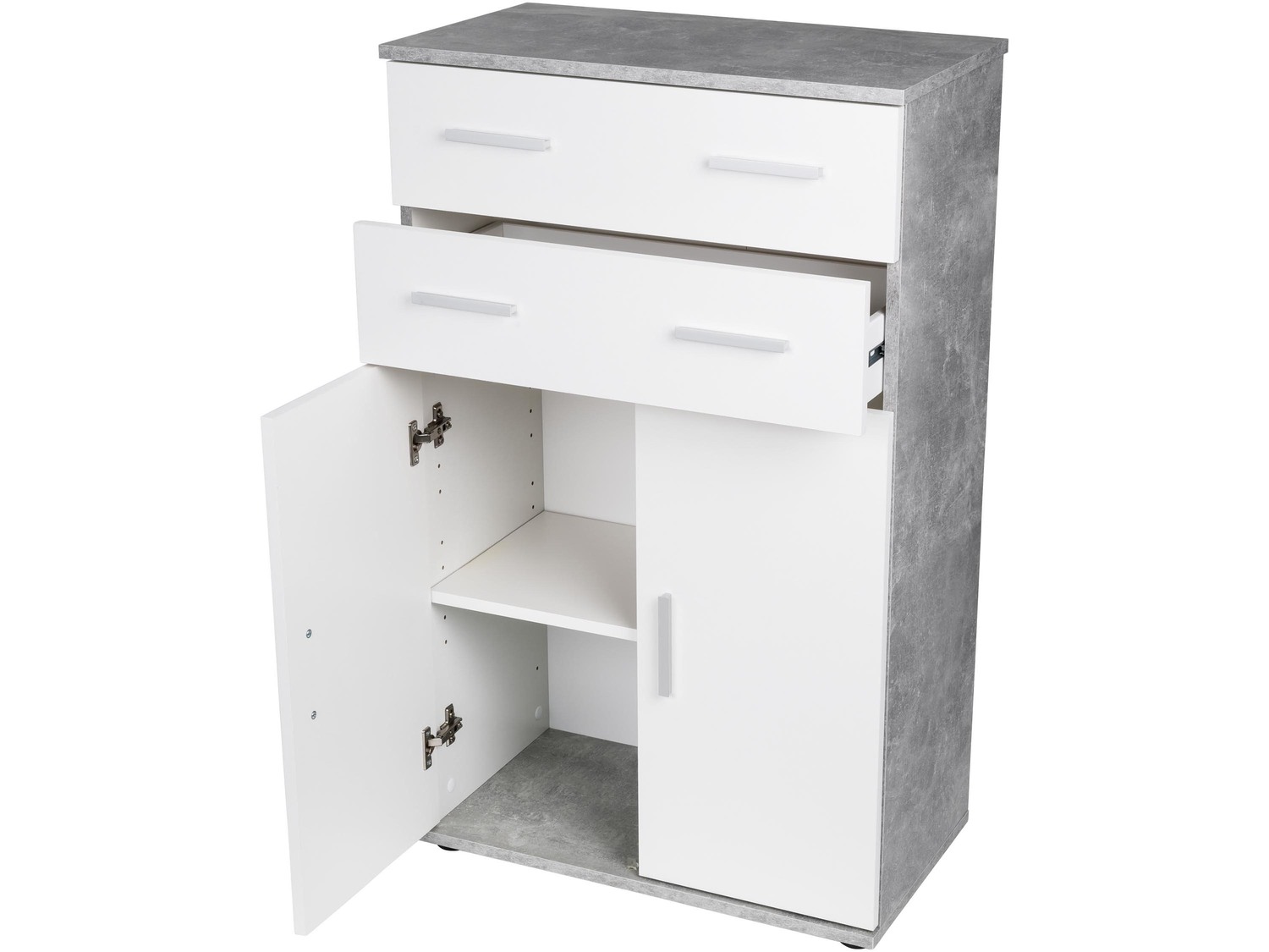 Mobiletto con 2 cassetti e 2 ante Livarno Living, prezzo 39.99 €
- Antigraffio ...