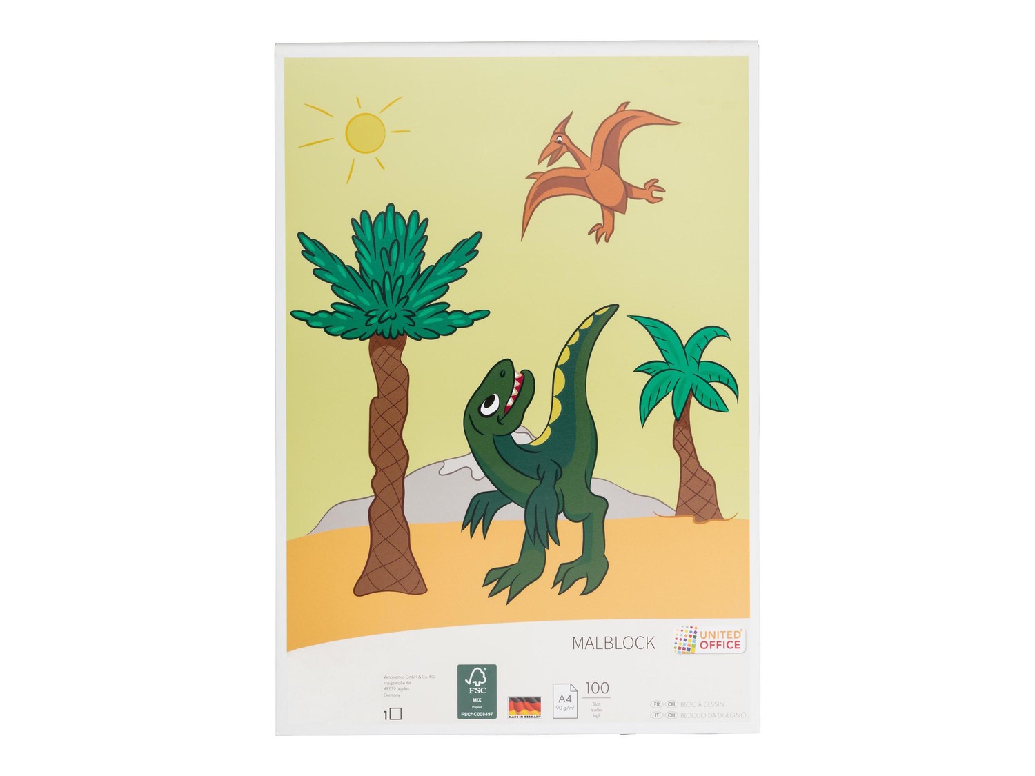 Blocco da disegno A4, 100 fogli United Office, prezzo 1.49 €
- A4
- 100 ...