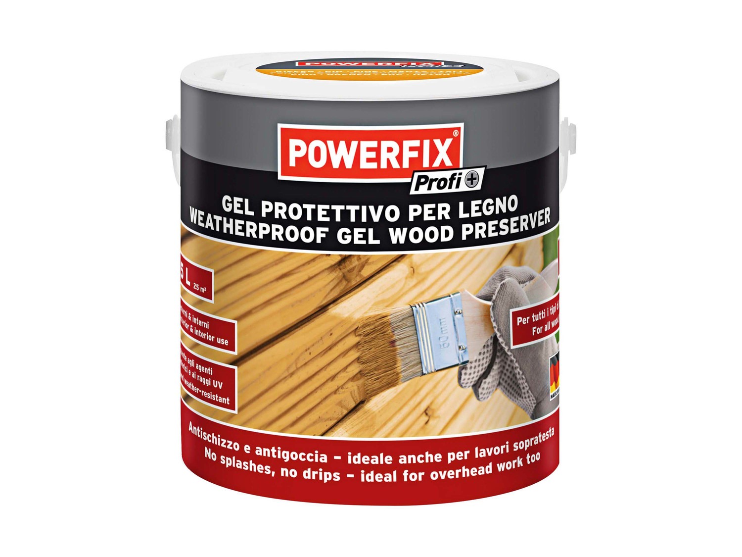 Gel protettivo per legno 2,5 L Powerfix, prezzo 9.99 &#8364; 
- Per esterni ...