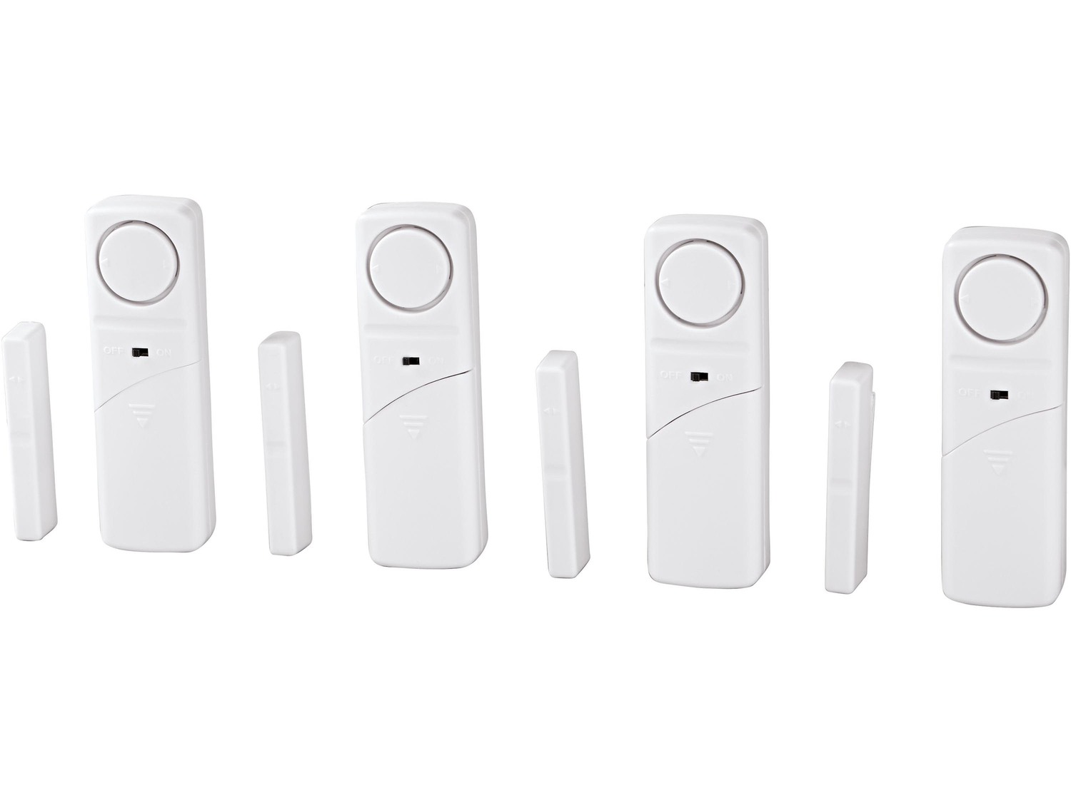 Fermaporta con allarme o set allarme per porte e finestre, 4 pezzi , prezzo 5.99 ...