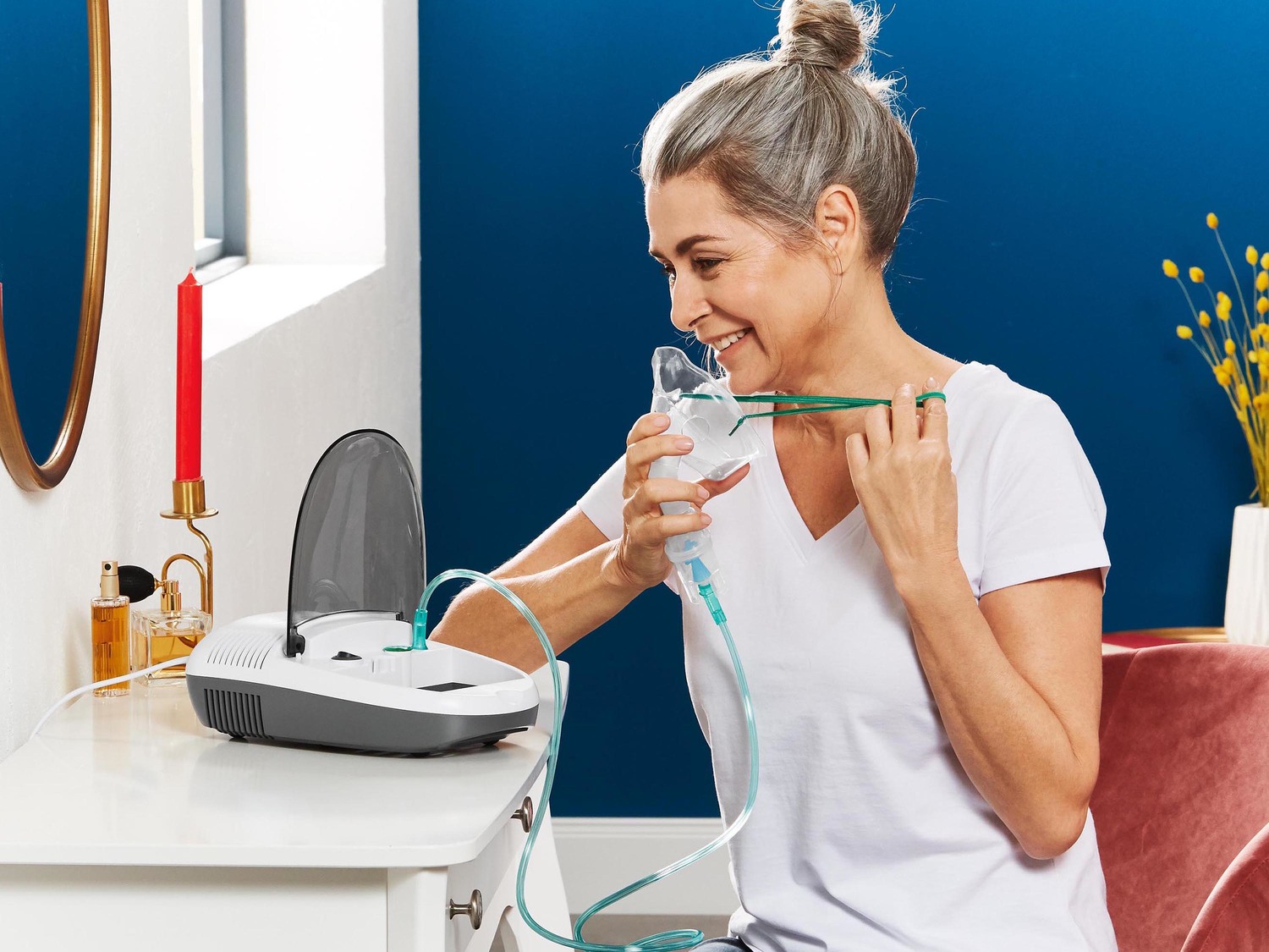 Inalatore Medisana, prezzo 24.99 €
- Per il trattamento dei disturbi ...