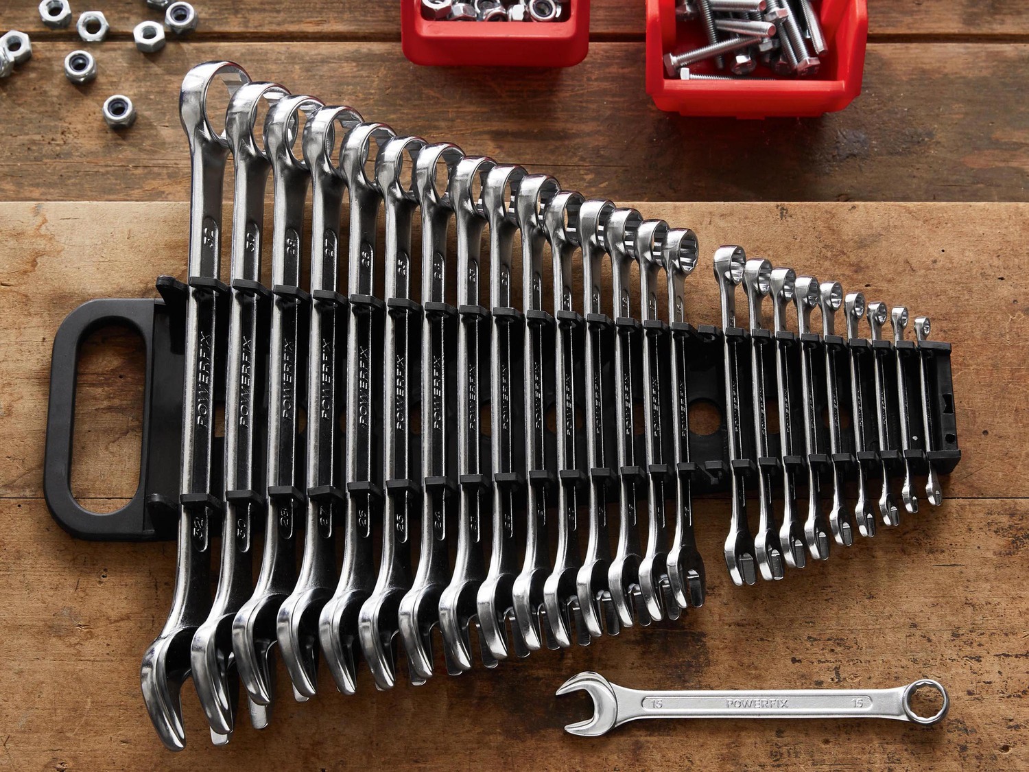 Set chiavi combinate, 25 pezzi Powerfix, prezzo 24.99 €
- In acciaio ...