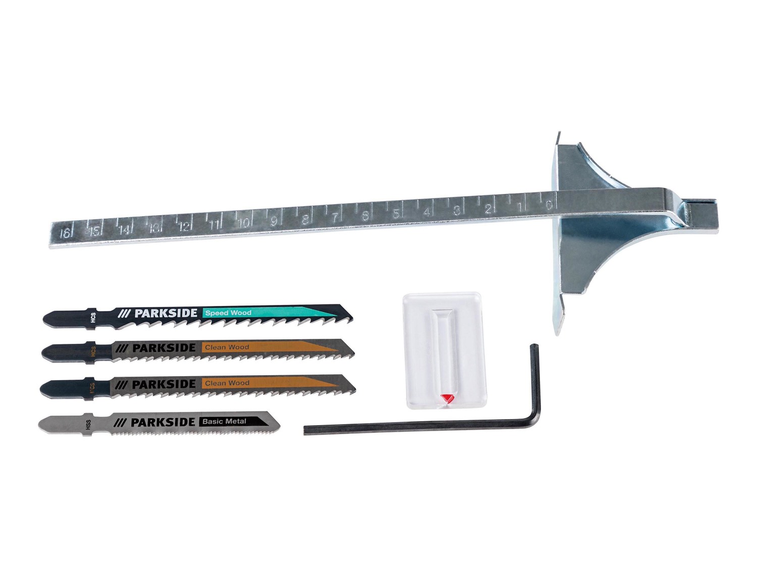 Seghetto a pendolo Parkside PTSD 800B2, prezzo 29.99 €
- Guida al laser ...